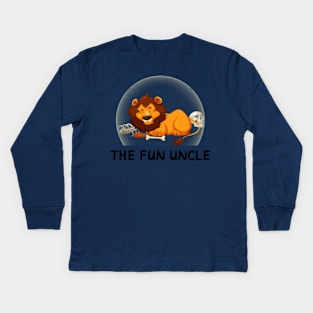 The Fun Uncle Shirt Kids Long Sleeve T-Shirt